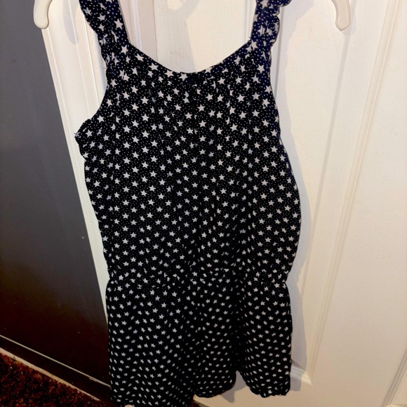 Gap Girls Size 5 Blue And White Romper - Picture 7 of 8